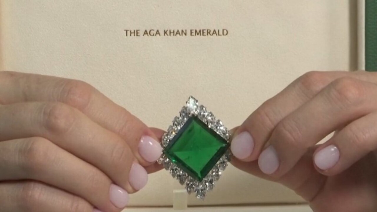 Aga Khan emerald sells for staggering $13.4 million in Geneva