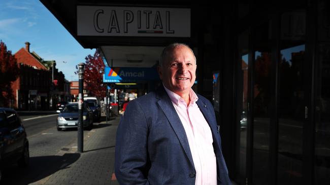 Marti Zucco on the North Hobart restaurant strip. Picture: NIKKI DAVIS-JONES