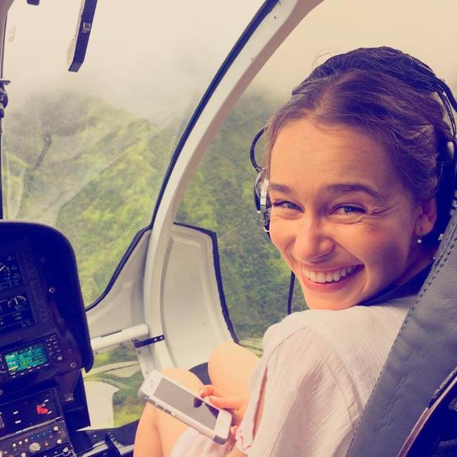 Emilia Clarke in Hawaii, 