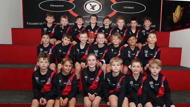 Newtown Chilwell McMahon under-9 football team. Picture: Alan Barber