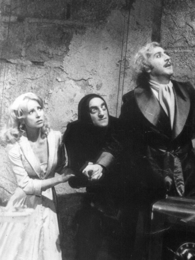 Garr (far left) in Gene Wilder’s 1974 film Young Frankenstein.