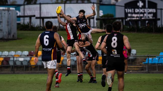 Cairns City Lions take on Cairns Saints in the 2021 AFL Cairns grand final.