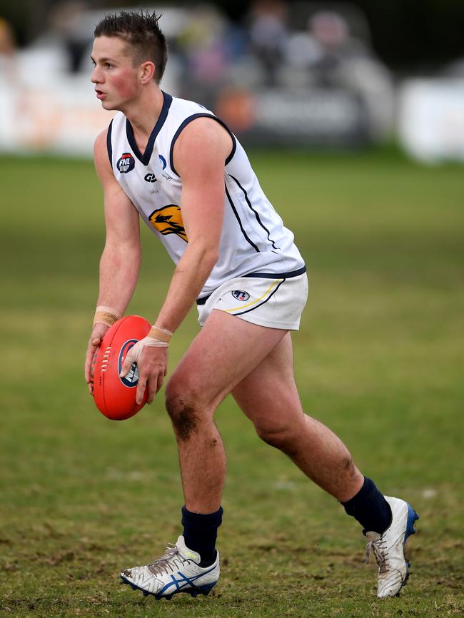 Zach Molloy in action for Whittlesea. Picture: Andy Brownbill