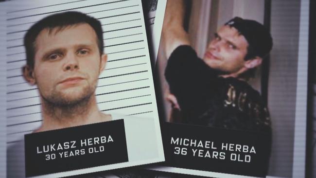 The Herba brothers accused of the kidnap. Picture: Channel 9/60 Minutes