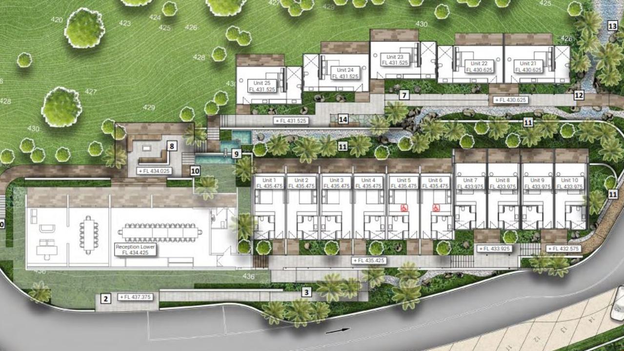 An artist’s impression of the Maleny Manor development. Picture: Place Design Group