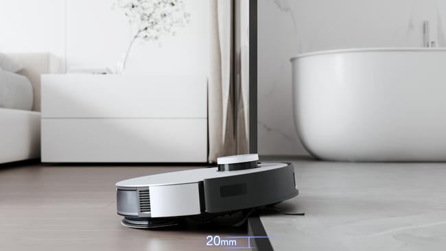 The DEEBOT X1 PLUS Robot Vacuum can climb 20mm lips.