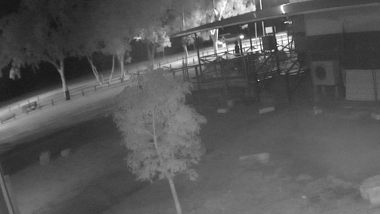 NT Police release images from the Timber Creek Hotel CCTV of two vehicles on Friday April 22 as part of an investigation into a fatal hit and run which claimed the life of a 19-year-old man.