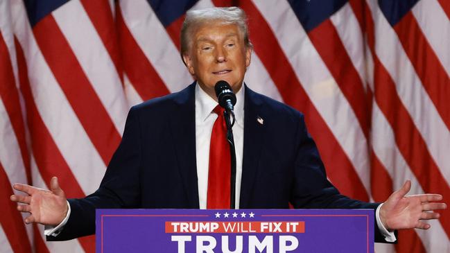 Donald Trump focused on the cost of living during campaign speeches and won over diverse sections of the US. Picture: Joe Raedle/Getty Images/AFP