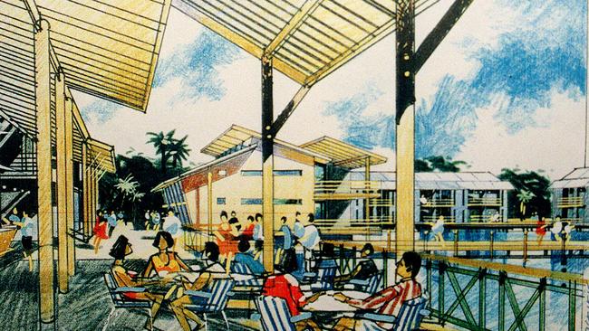  Artist's impression of the future resort which became Couran Cove. 