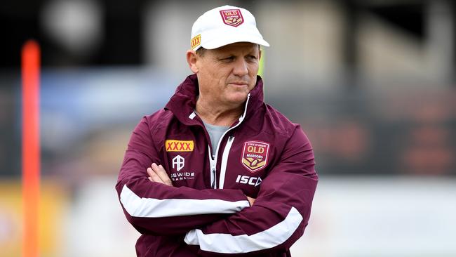 Maroons coach Kevin Walters won’t answer Brisbane’s SOS. Picture: Bradley Kanaris/Getty