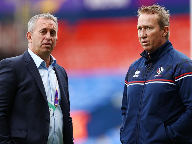 Steve McNamara and Trent Robinson. Picture: Michael Steele/Getty Images