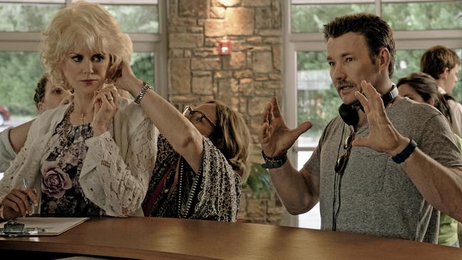 Joel Edgerton directing Boy Erased, starring Nicole Kidman and Russell Crowe. (Picture: Supplied)