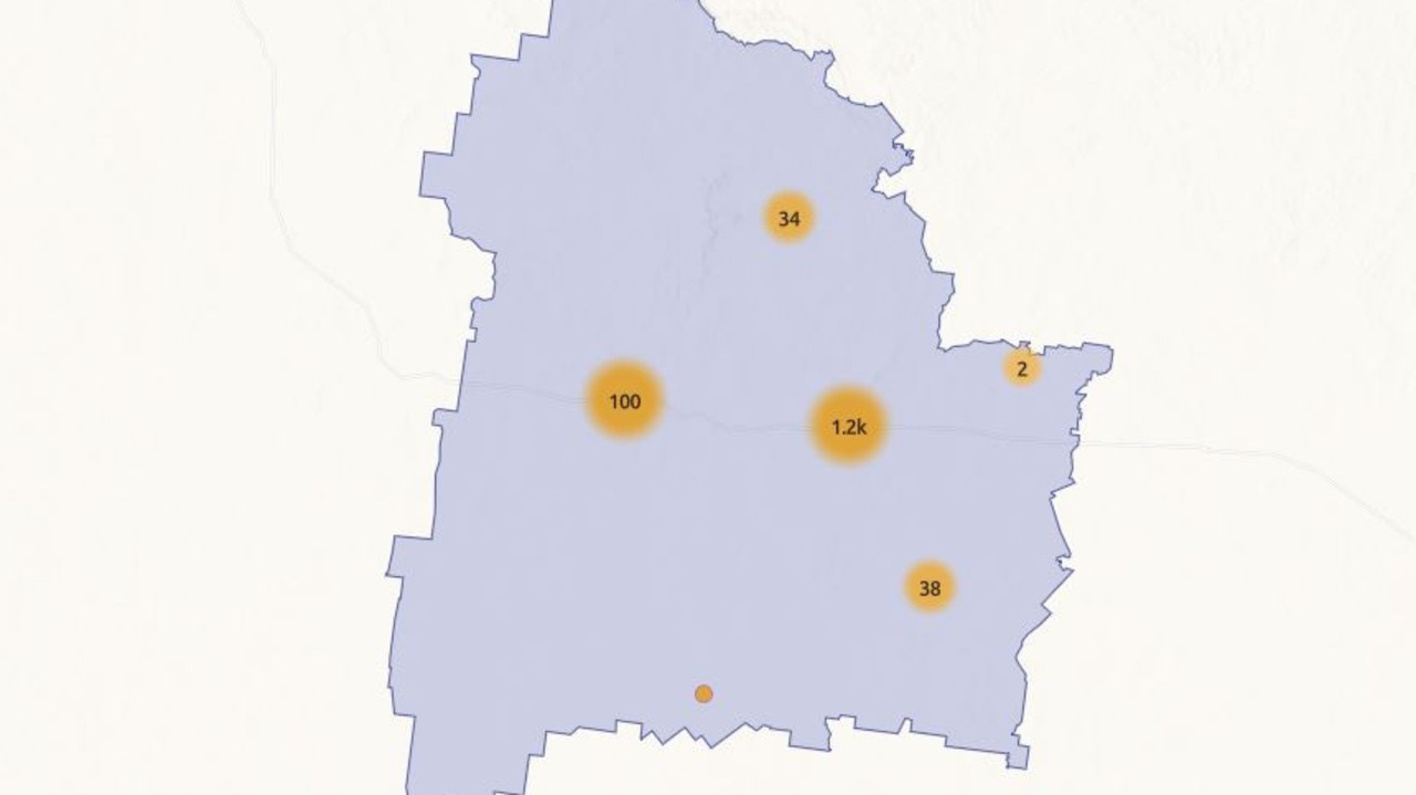 According to data from Queensland Police, the Maranoa region has been victim to nearly 1500 criminal offences since August 2022. Picture: Queensland Police Service.