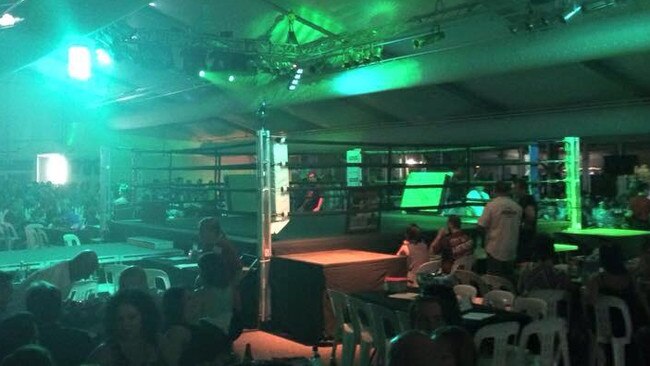 King of the Ring 2015 at the Kalymnian Brotherhood Darwin hall. Picture: Facebook