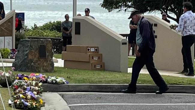Rainbow Beach Anzac service 2022.