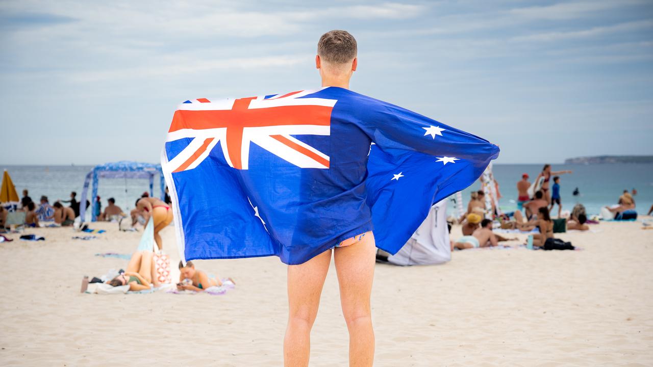 Australia Day at Bondi Beach. Photographer: Tom Parrish