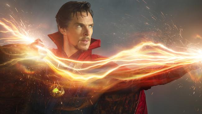 Benedict Cumberbatch as the Sorcerer Supreme, Marvel's Dr Strange.