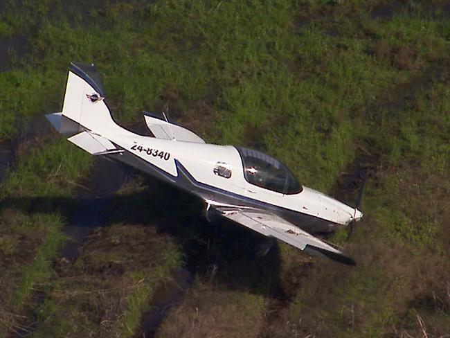 Pilot assessed by paramedics after plane crash on the Gold Coast