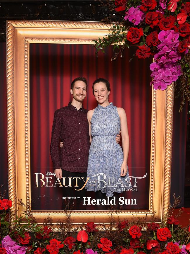 Opening night: Beauty and The Beast at Her Majestys Theatre, Melbourne. Picture: Josie Hayden