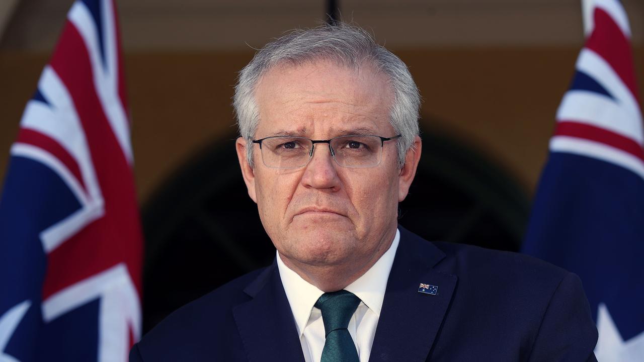 Prime Minister Scott Morrison has also refused to apologise despite taking responsibility. Picture: NCA NewsWire / Gary Ramage