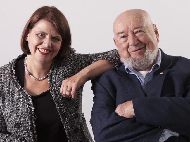 Tom Keneally and daughter Meg. Picture: Penguin Random House