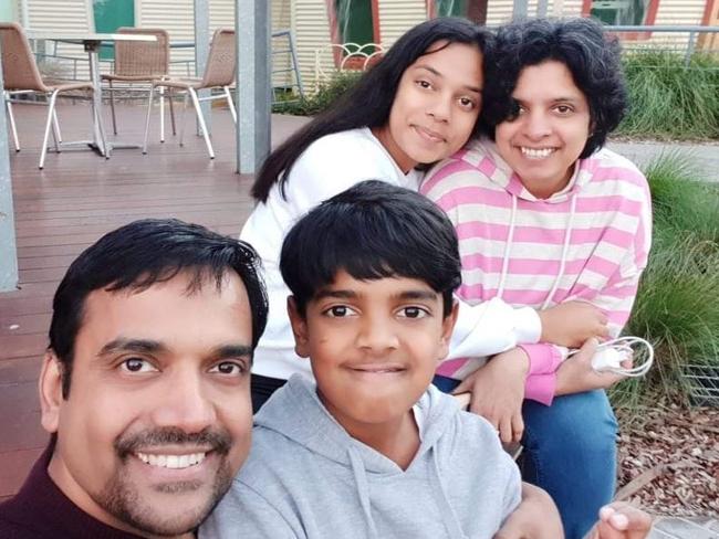 Lavanya Thiruvali Sundararajan moved to Delhi in December 2019 with her husband and children to be closer to her parents. Picture: Supplied