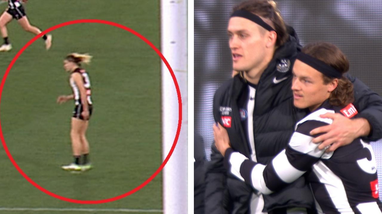 Darcy Moore and Jack Ginnivan.