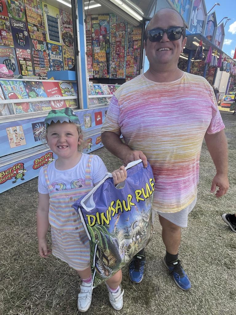 Daniel and Amelia Martin enjoyed the 2023 Bundaberg Show.