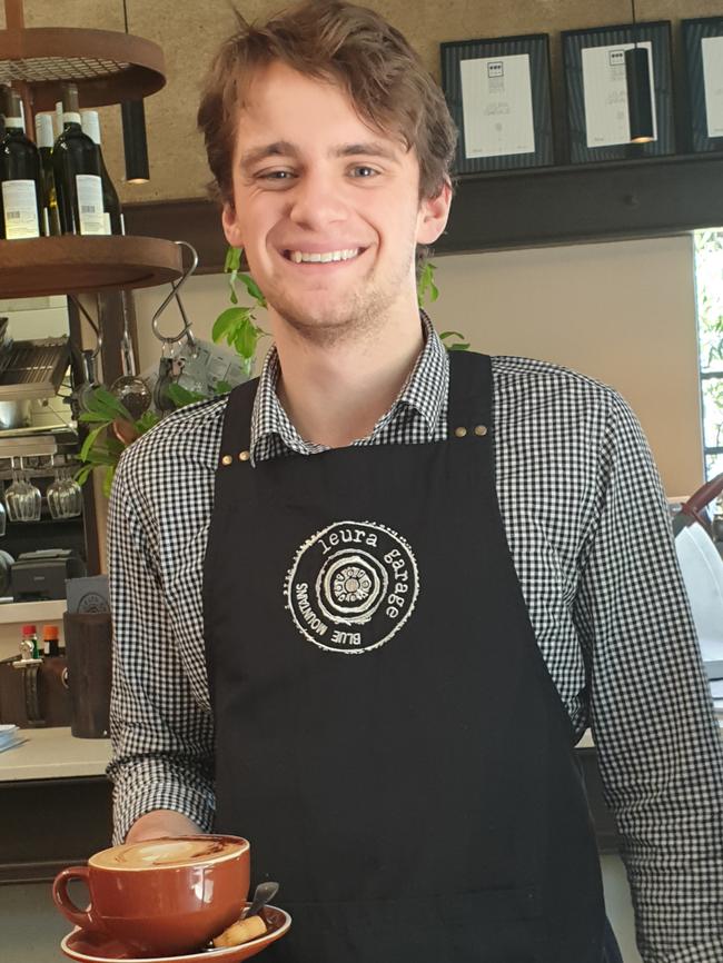 Leura Garage barista Hal Chambers. Photo: Isabell Petrinic