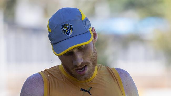 Nick VLASTUIN. AFL Richmond Football Club pre-season training. Picture: Jason Edwards