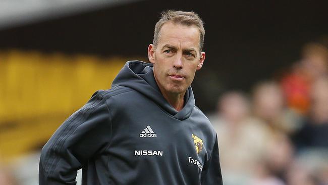 Hawks coach Alastair Clarkson has an excellent record after the bye break. Picture: Michael Klein