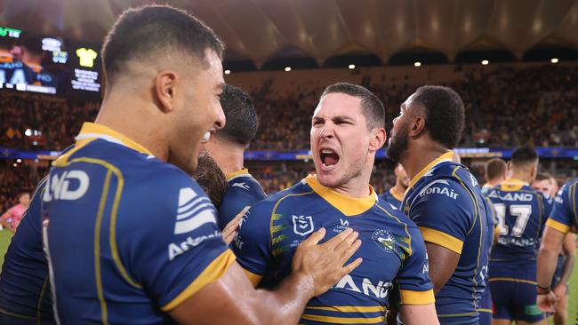 Mitch Moses starred for Parramatta against Penrith in their grand final rematch. (Photo by Cameron Spencer/Getty Images)