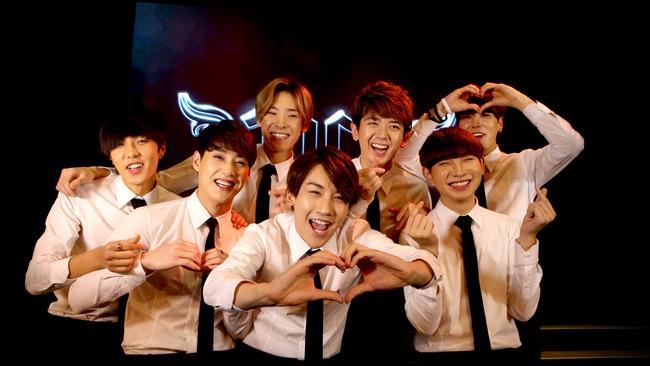 Prince Mak (front and centre) with JJCC. Picture: Chris Pavlich