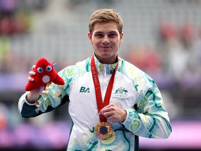 James Turner won gold at the Men's 400m T36 Final. Picture: Ezra Shaw/Getty Images