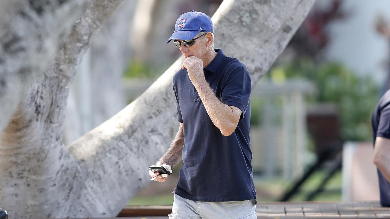 Broncos coach Wayne Bennett in Brisbane on Sunday as it was revealed he had been sacked by the club.