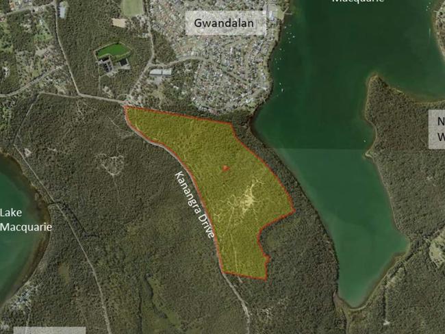 85-95 Kanagra Drive Crangan Bay Location of the subdivision.