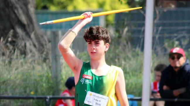 Toby Hamilton. Picture: Diamond Valley Little Athletics.