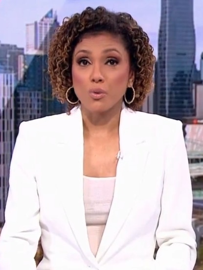 Channel 7 Melbourne newsreader Karina Carvalho.