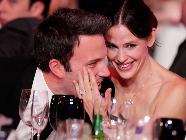 Garner with ex-husband Ben Affleck. Picture: Getty