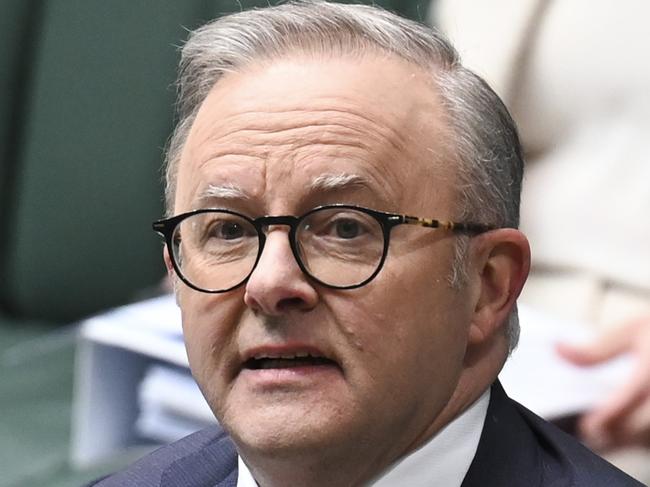 CANBERRA, Australia - NewsWire Photos - August 21, 2024: Prime Minister Anthony Albanese during Question Time at Parliament House in Canberra. Picture: NewsWire / Martin Ollman