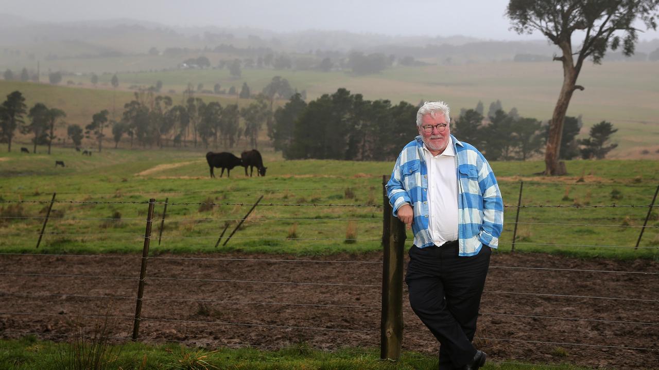 David Williams on his "Fairfield" farm, at Darraweit. Picture: Yuri Kouzmin