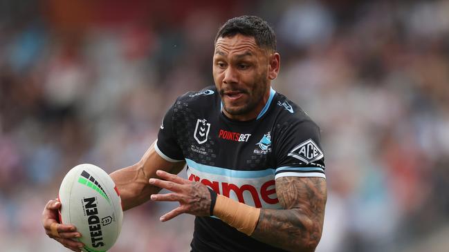 Jesse Ramien could be a late inclusion for the Sharks after he was named on the extended bench. Picture: Mark Metcalfe/Getty Images