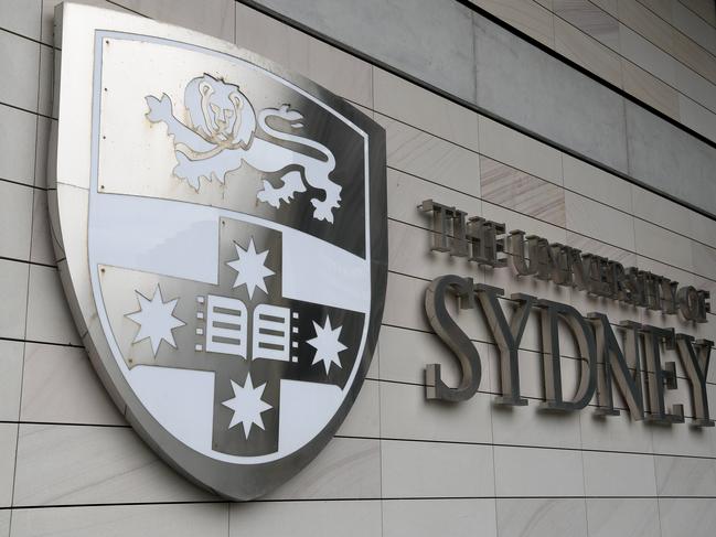 SYDNEY, AUSTRALIA - NewsWire Photos, JUNE, 14, 2021: Signage is seen at The University of Sydney (USYD) campus, in Sydney. Picture: NCA NewsWire/Bianca De Marchi