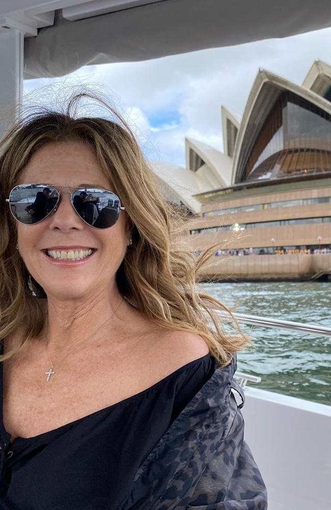 Rita Wilson wife of actor Tom Hanks pictured out and about in Sydney.