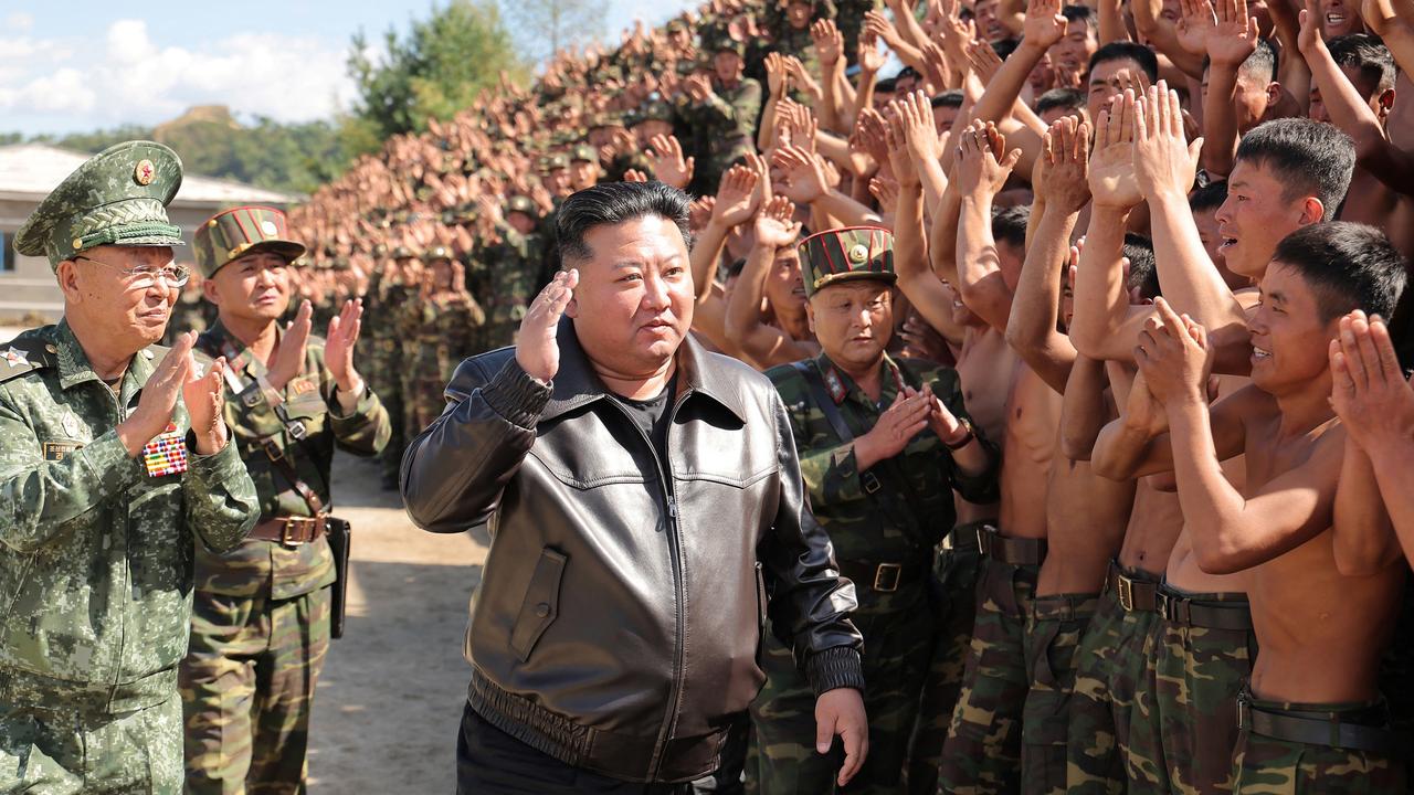 North Korean leader Kim Jong-un visits the training base of the special operations armed forces at an undisclosed location in North Korea on October 4, 2024. Picture: handout image/Korean Central News Agency/Reuters unable to independently verify