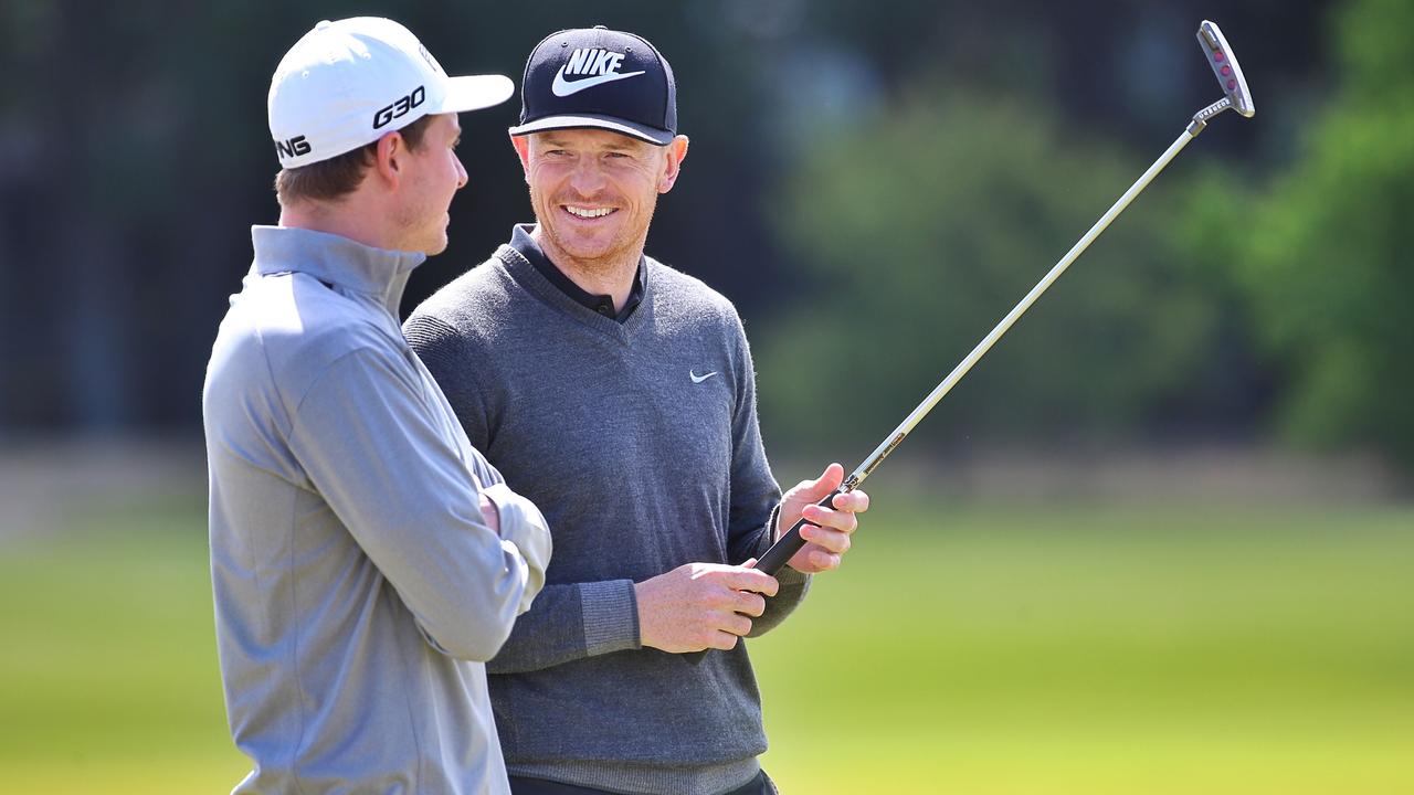 Brendon Goddard will caddie at the US Open. Picture: Hamish Blair