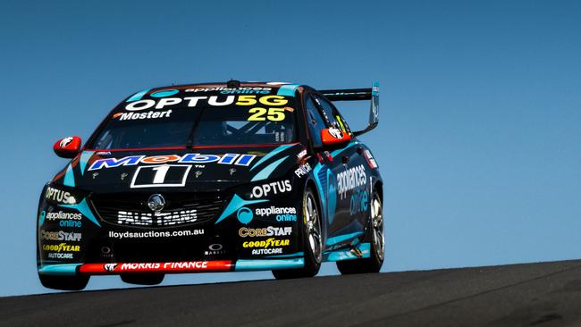 Mostert set the fastest time in the final practice session ahead of the Top-10 shootout. Picture: Getty