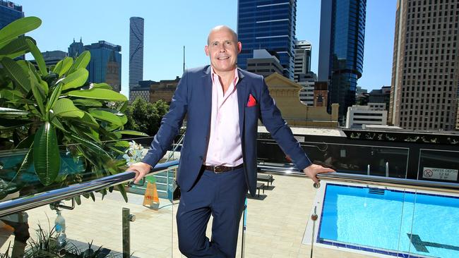 Ingenia CEO Simon Owen at the Hilton Hotel in Brisbane. Picture: Tim Marsden