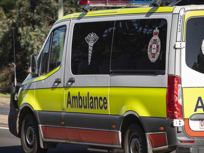 Generic ambulance, QAS, Queensland Ambulance Service, emergency services, Thursday, August 29, 2024. Picture: Kevin Farmer