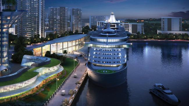 The proposed Gold Coast Cruise Ship Terminal is figuring as an explosive election issue.